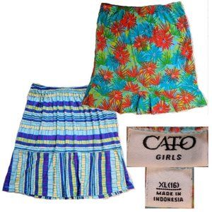 Set of two Cato Girls Skirts XL Like New